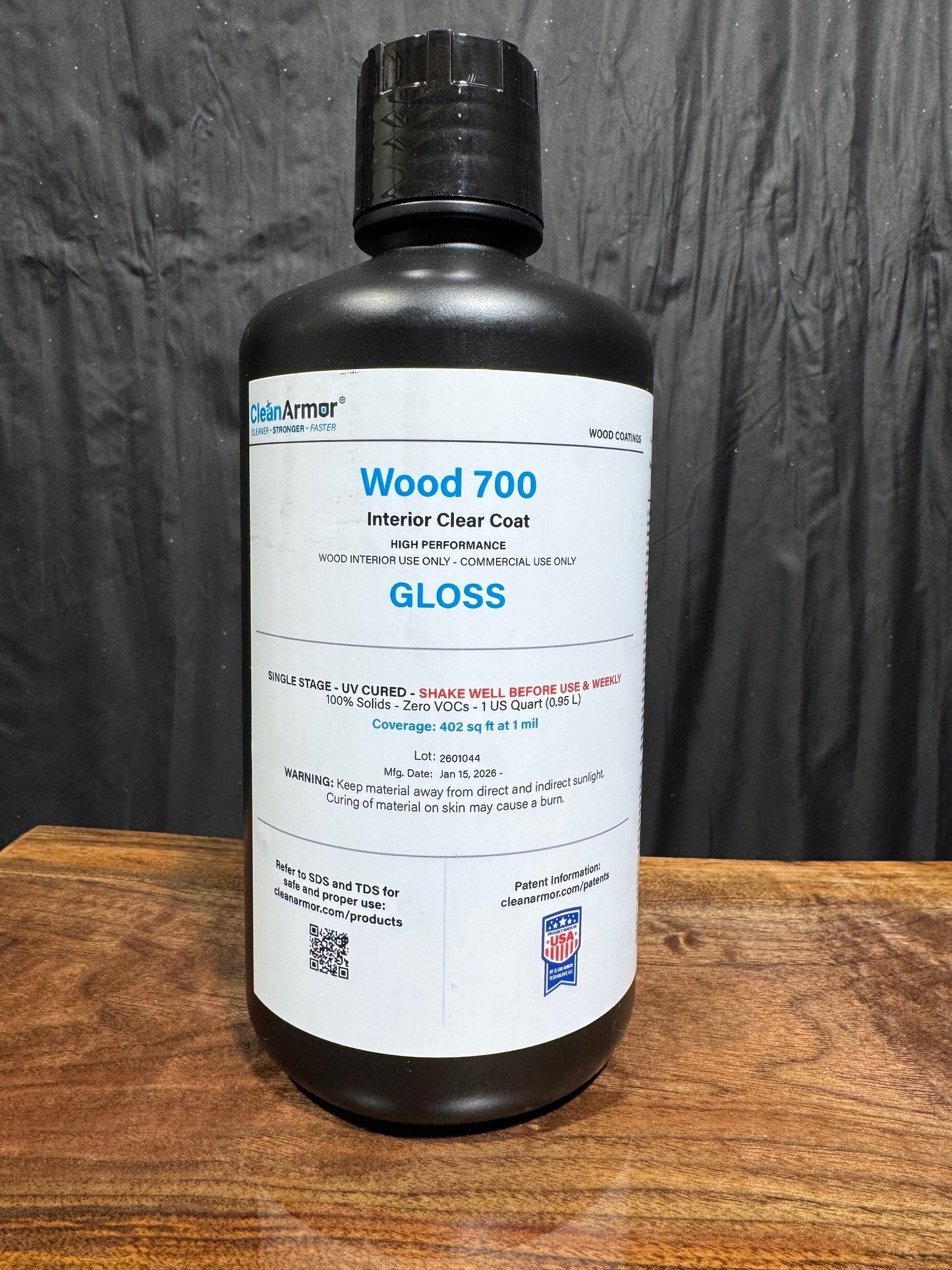 Clean Armor Wood 700 - Interior Clear Coat Finish