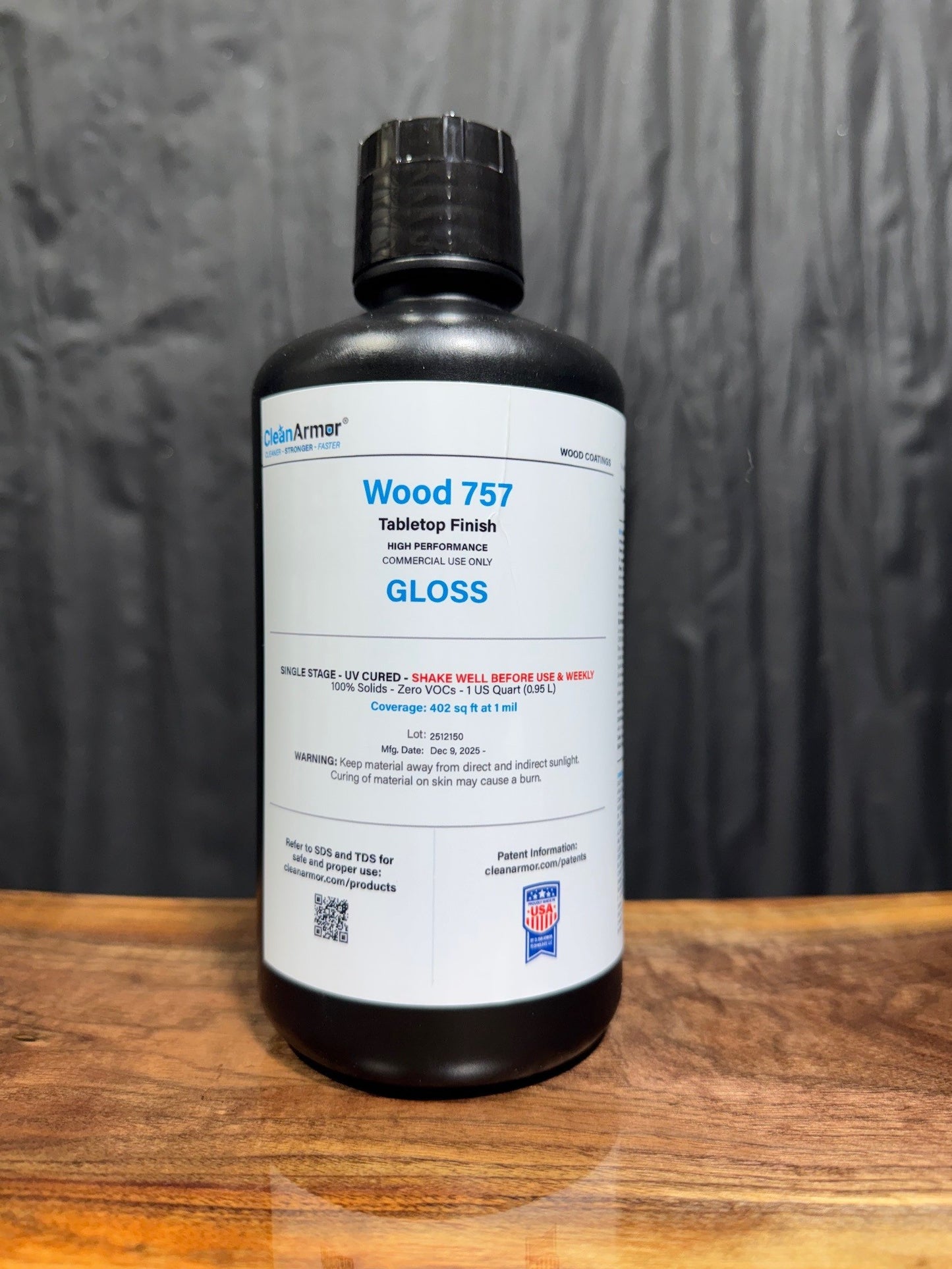 Clean Armor Wood 757 - Commercial Tabletop Finish