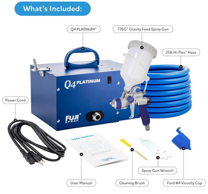 Fuji Spray Q4 PLATINUM - T-75G Quiet System