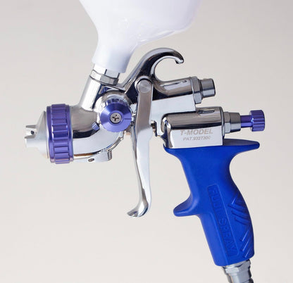 Fuji Spray T-75G Gravity Feed Spray Gun - Blue - 1.3mm